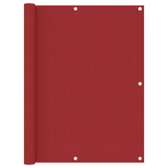 Vidaxl balkonscherm 120x600 cm oxford stof rood