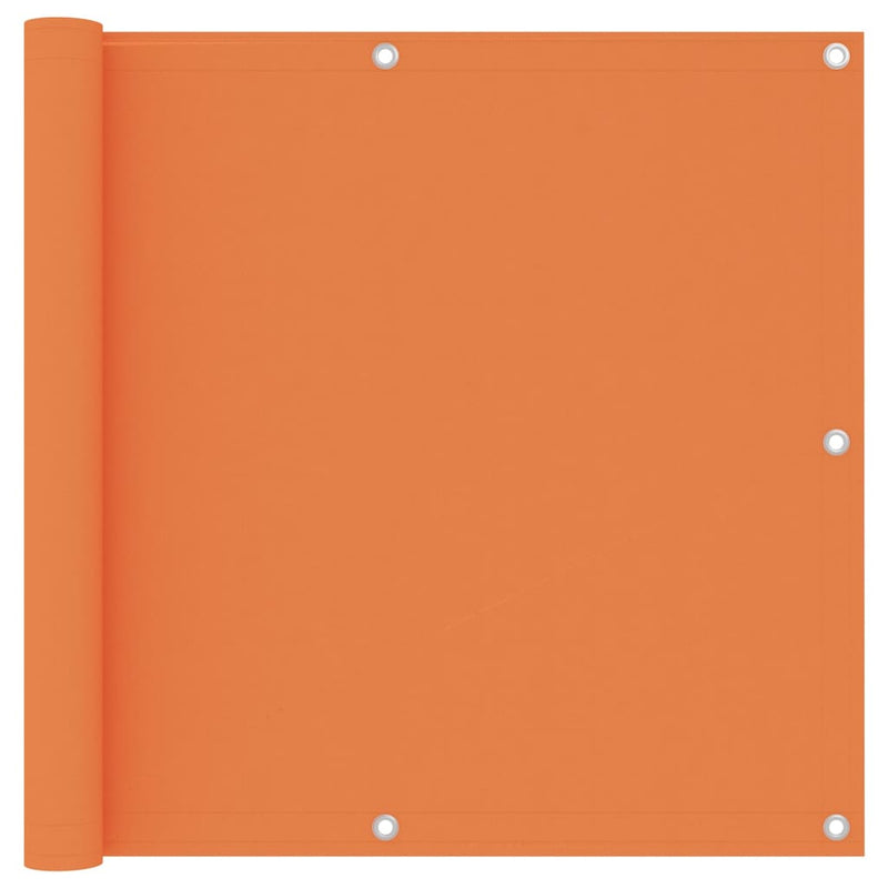 Afbeelding laden in galerijviewer, Vidaxl balkonscherm 90x600 cm oxford stof oranje
