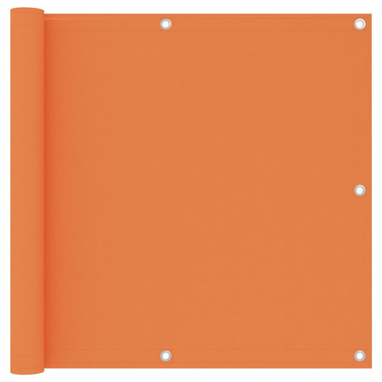 Vidaxl balkonscherm 90x600 cm oxford stof oranje