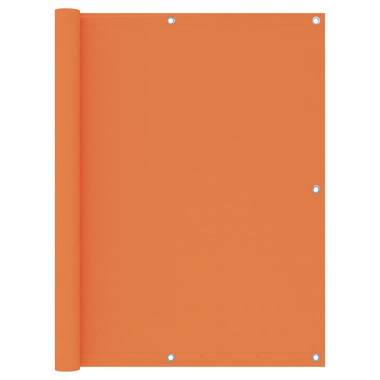 Vidaxl balkonscherm 120x500 cm oxford stof oranje