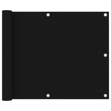 Vidaxl balkonscherm 75x500 cm oxford stof zwart