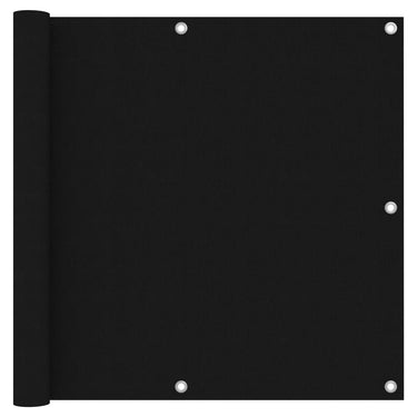 Vidaxl balkonscherm 90x400 cm oxford stof zwart