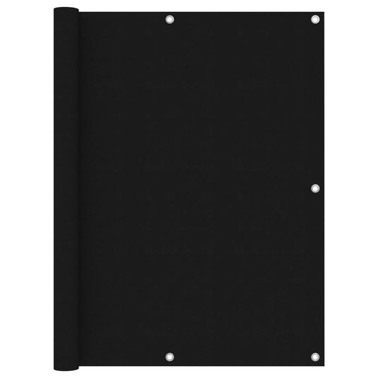 Vidaxl balkonscherm 120x500 cm oxford stof zwart