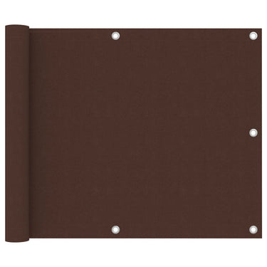 Vidaxl balkonscherm 75x400 cm oxford stof bruin