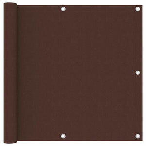 Vidaxl balkonscherm 90x500 cm oxford stof bruin