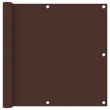 Vidaxl balkonscherm 90x600 cm oxford stof bruin