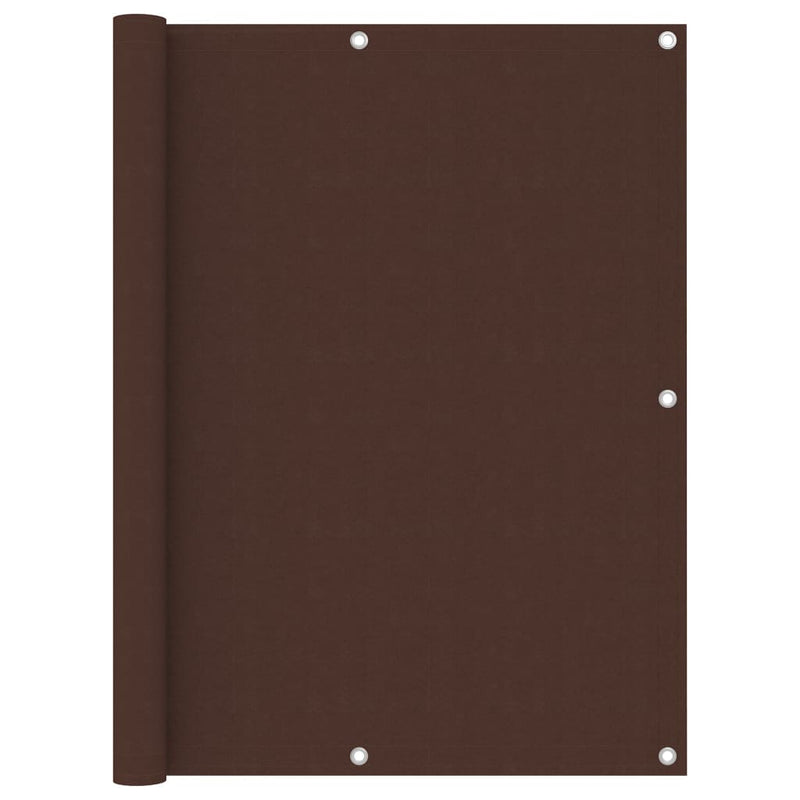 Load image into Gallery viewer, Vidaxl balkonscherm 120x300 cm oxford stof bruin
