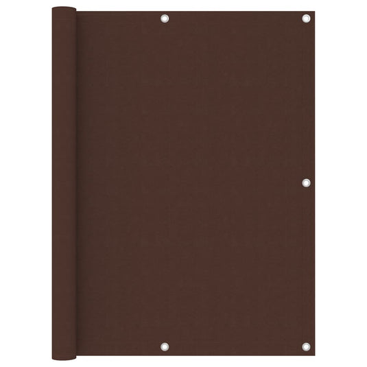 Vidaxl balkonscherm 120x300 cm oxford stof bruin