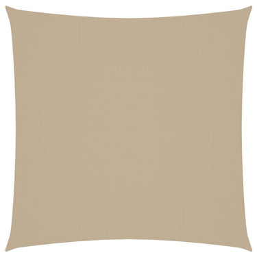 Vidaxl zonnescherm vierkant 4x4 m oxford stof beige
