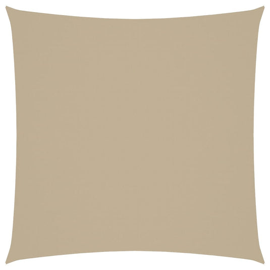 Vidaxl zonnescherm vierkant 5x5 m oxford stof beige