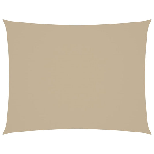 Vidaxl zonnescherm rechthoekig 2,5x3,5 m oxford stof beige