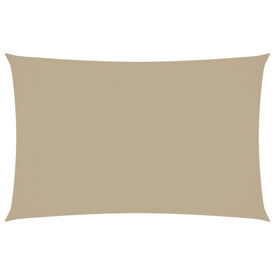 Vidaxl zonnescherm rechthoekig 2,5x5 m oxford stof beige