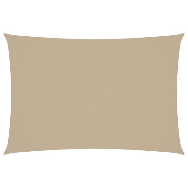 Vidaxl zonnescherm rechthoekig 3x5 m oxford stof beige