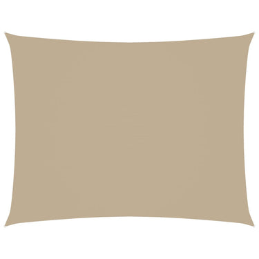 Vidaxl zonnescherm rechthoekig 3,5x4,5 m oxford stof beige