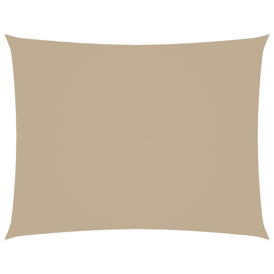 Vidaxl zonnescherm rechthoekig 3,5x4,5 m oxford stof beige