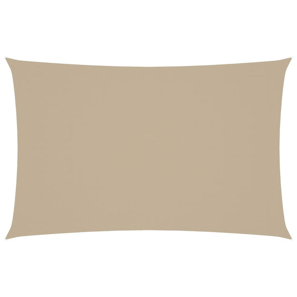 Vidaxl zonnescherm rechthoekig 4x7 m oxford stof beige