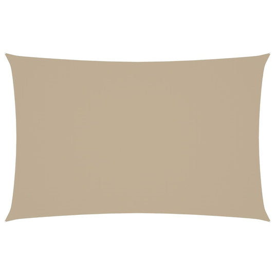 VidaXL Zonnescherm rechthoekig 5x8 m oxford stof beige