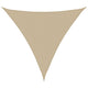 Vidaxl zonnescherm driehoekig 3x3x3 m oxford stof beige