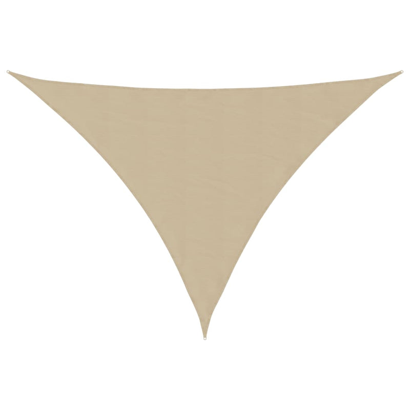Load image into Gallery viewer, Vidaxl zonnescherm driehoekig 5x6x6 m oxford stof beige
