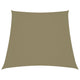 Vidaxl zonnescherm trapezium 3 4x3 m oxford stof beige