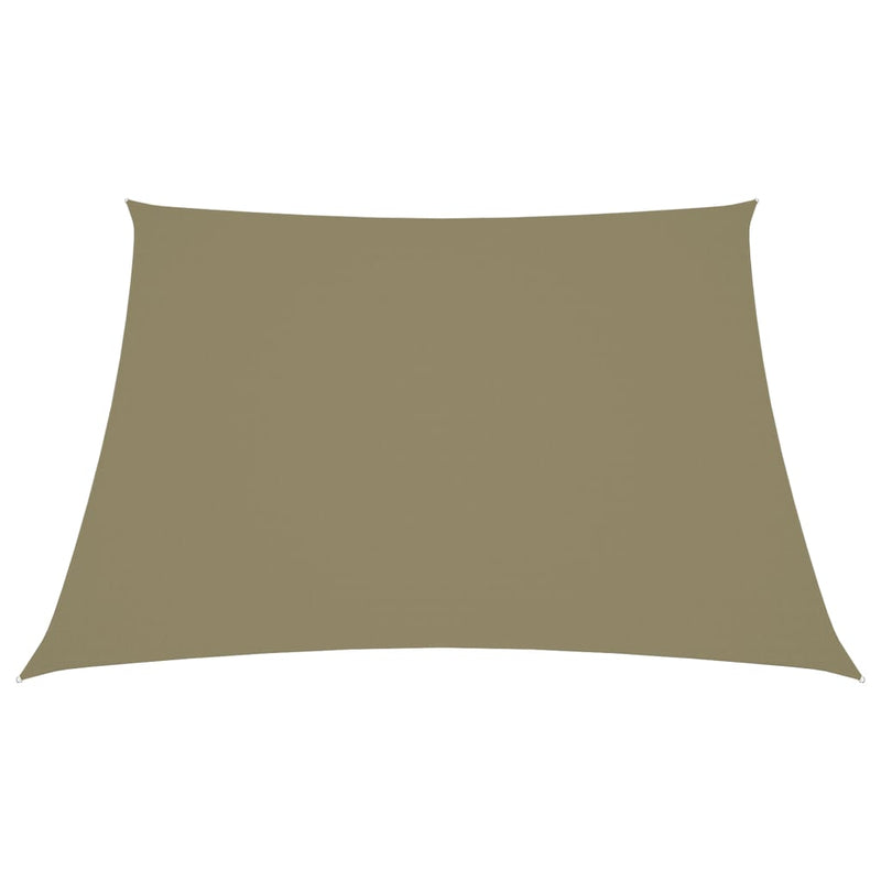 Load image into Gallery viewer, Vidaxl zonnescherm trapezium 4 5x4 m oxford stof beige
