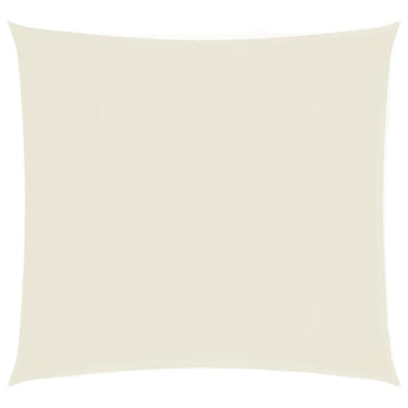 Vidaxl zonnescherm vierkant 6x6 m oxford stof crèmekleurig