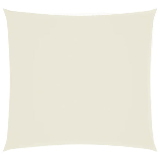 Vidaxl zonnescherm vierkant 6x6 m oxford stof crèmekleurig