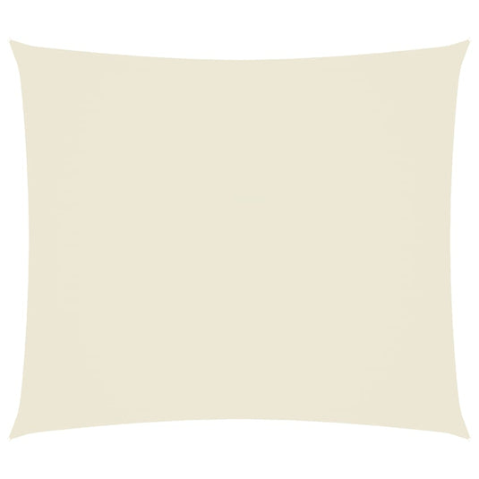 Vidaxl zonnescherm rechthoekig 2x2,5 m oxford stof crèmekleurig