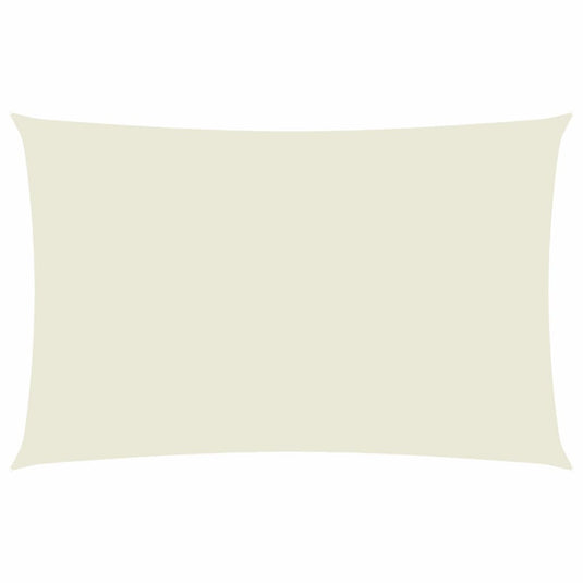 Vidaxl zonnescherm rechthoekig 2x5 m oxford stof crèmekleurig
