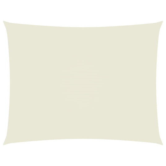 Vidaxl zonnescherm rechthoekig 2,5x4 m oxford stof crèmekleurig