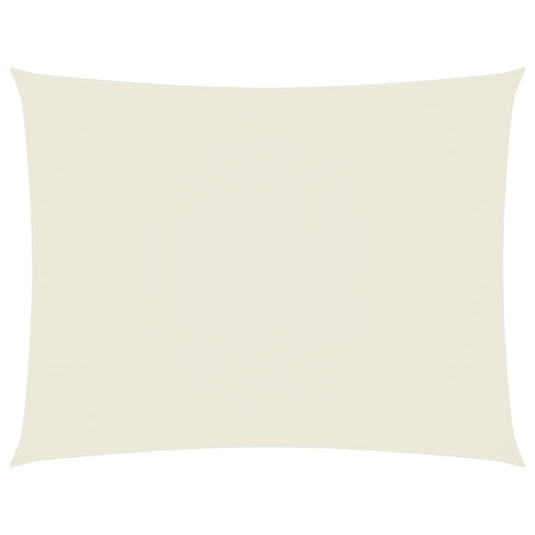 Vidaxl zonnescherm rechthoekig 3x4,5 m oxford stof crèmekleurig