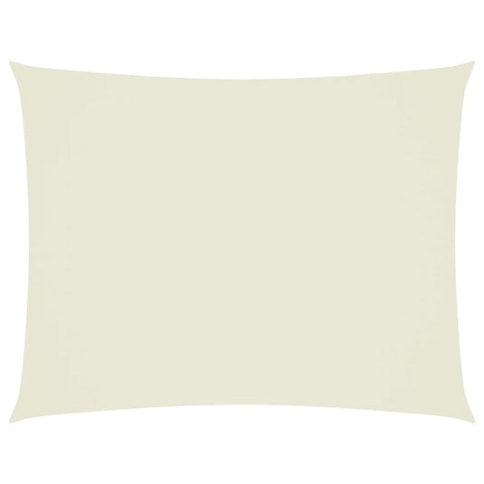 Vidaxl zonnescherm rechthoekig 3x6 m oxford stof crèmekleurig