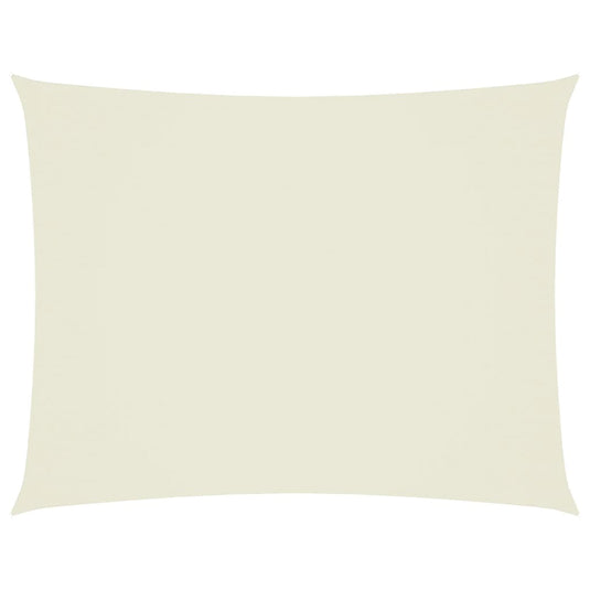 Vidaxl zonnescherm rechthoekig 3,5x5 m oxford stof crèmekleurig