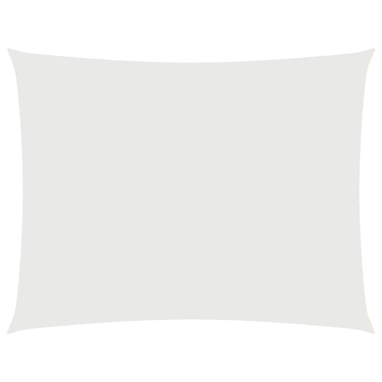 Vidaxl zonnescherm rechthoekig 3,5x5 m oxford stof wit
