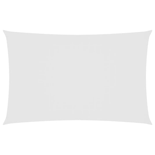 VidaXL Zonnescherm rechthoekig 6x8 m oxford stof wit