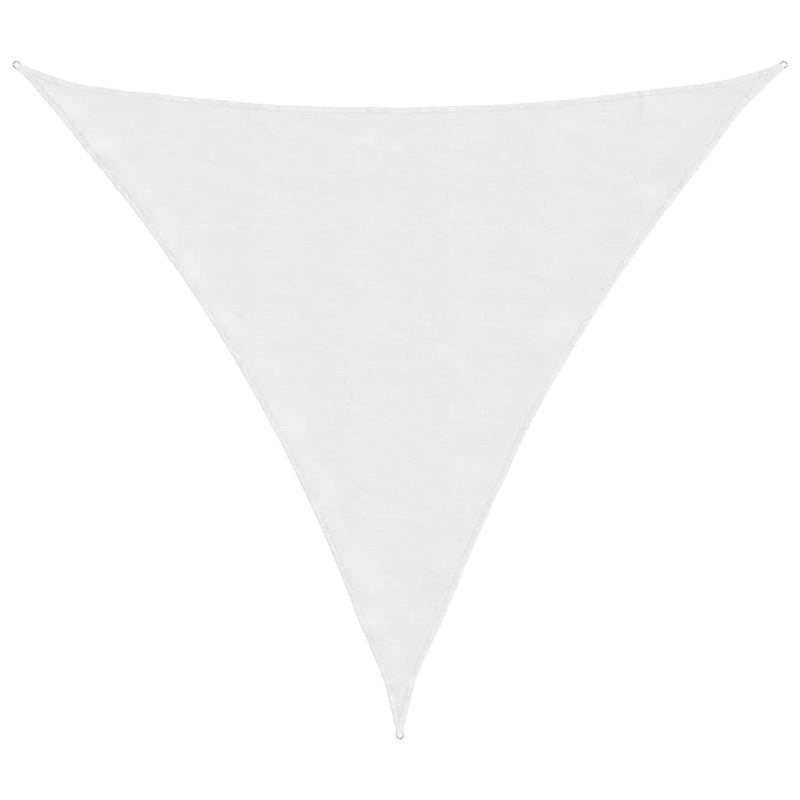 Load image into Gallery viewer, Vidaxl zonnescherm driehoekig 4,5x4,5x4,5 m oxford stof wit
