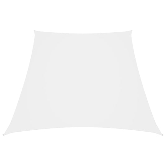 Vidaxl zonnezeil trapezium 2 4x3 m oxford stof wit