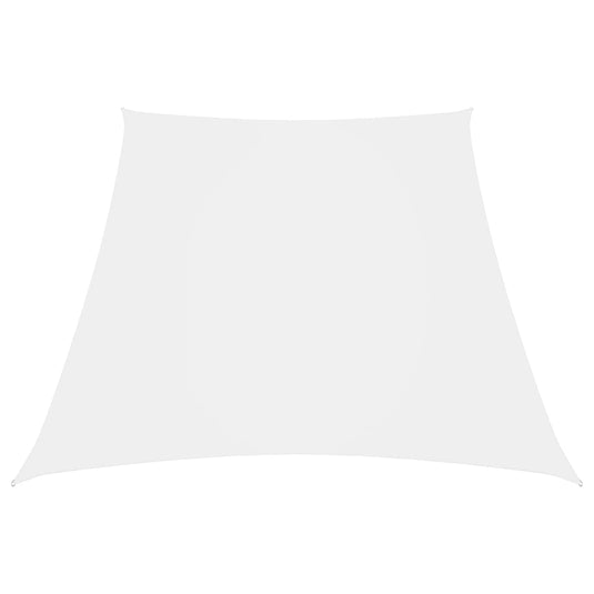 Vidaxl zonnezeil trapezium 3 5x4 m oxford stof wit