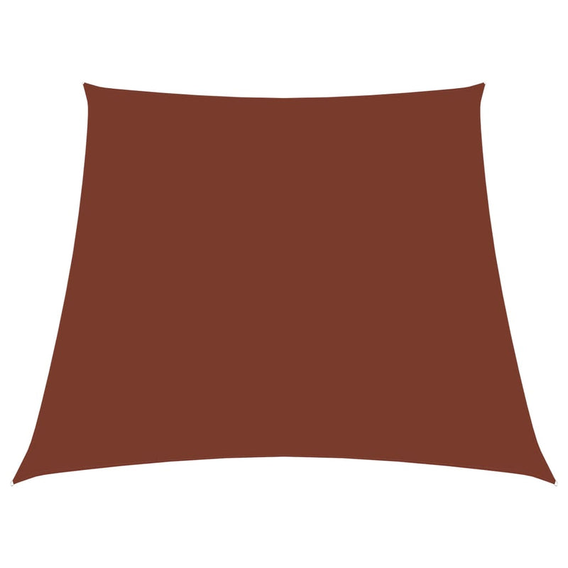 Load image into Gallery viewer, Vidaxl zonnescherm trapezium 3 4x3 m oxford stof terracottakleurig
