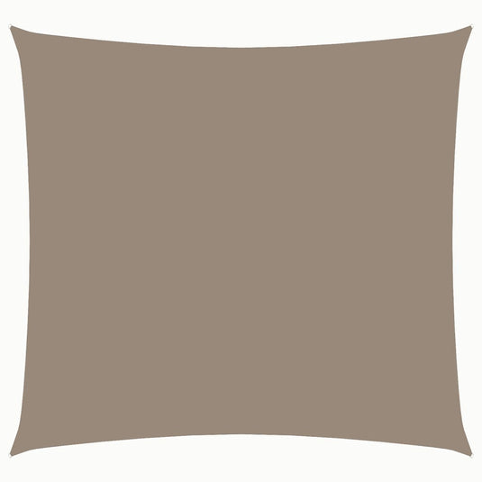 Vidaxl zonnescherm vierkant 4x4 m oxford stof taupe