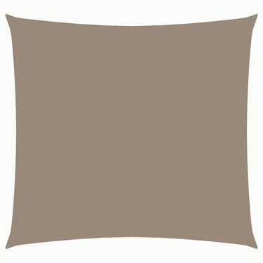 Vidaxl zonnescherm vierkant 5x5 m oxford stof taupe