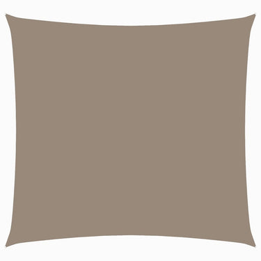 Vidaxl zonnescherm vierkant 6x6 m oxford stof taupe