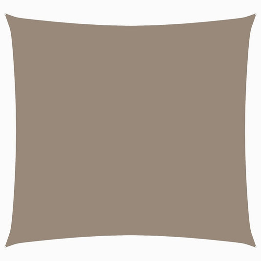 Vidaxl zonnescherm vierkant 6x6 m oxford stof taupe