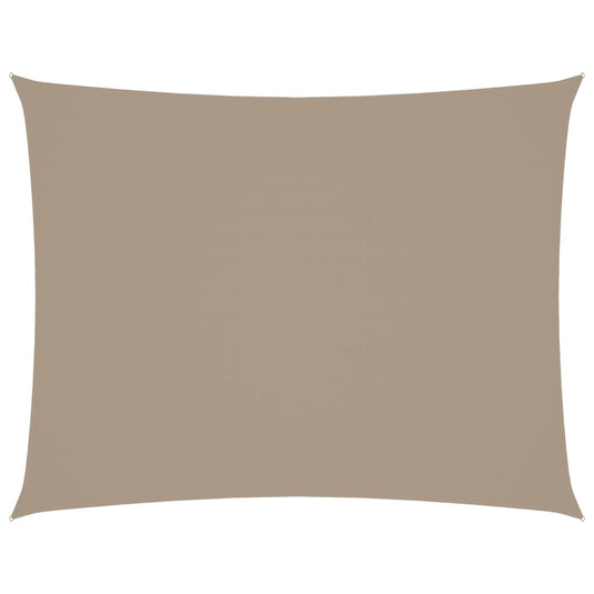 Vidaxl zonnescherm rechthoekig 2x3,5 m oxford stof taupe