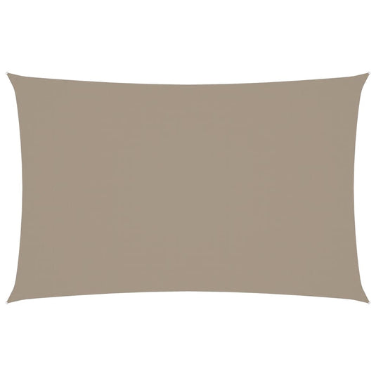 Vidaxl zonnescherm rechthoekig 2x4,5 m oxford stof taupe