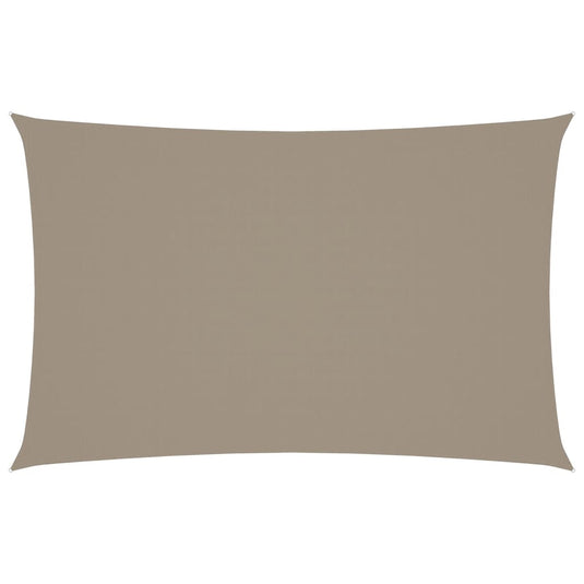 Vidaxl zonnescherm rechthoekig 2,5x5 m oxford stof taupe