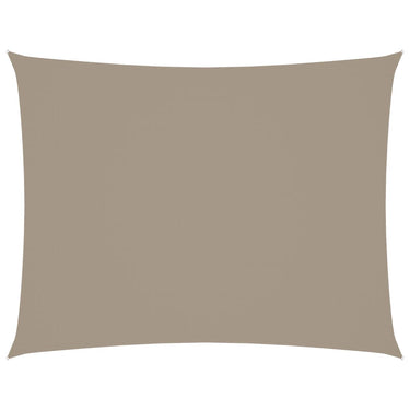 Vidaxl zonnescherm rechthoekig 3x4 m oxford stof taupe