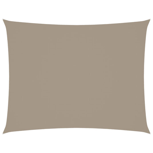 Vidaxl zonnescherm rechthoekig 3x4 m oxford stof taupe