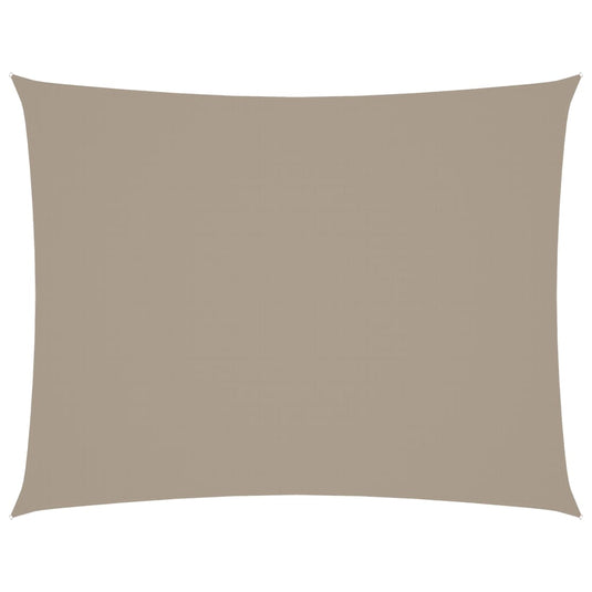 Vidaxl zonnescherm rechthoekig 3x4,5 m oxford stof taupe