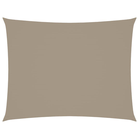 Vidaxl zonnescherm rechthoekig 3x6 m oxford stof taupe